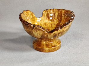 Handmade Wooden Bowl / Maple Burl Wood
